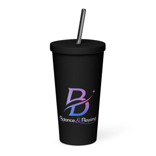 Balance & Beyond — Insulated Tumbler with Straw