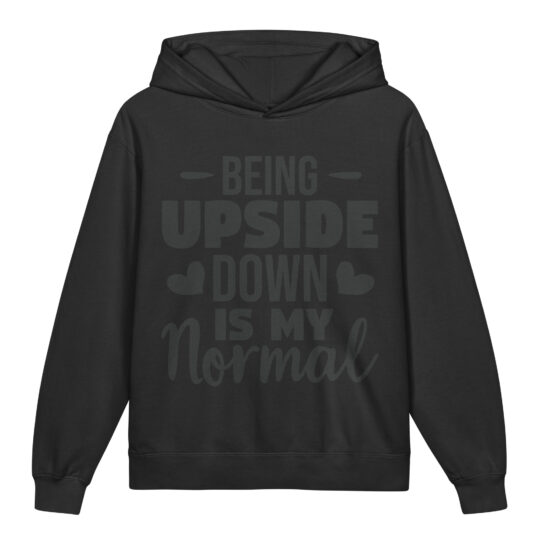 Being Upside Down is My Normal — Youth Lightweight Hooded Sweatshirt
